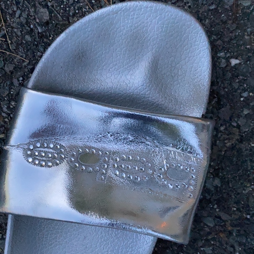 Silver bebe slides - Picture 5 of 5